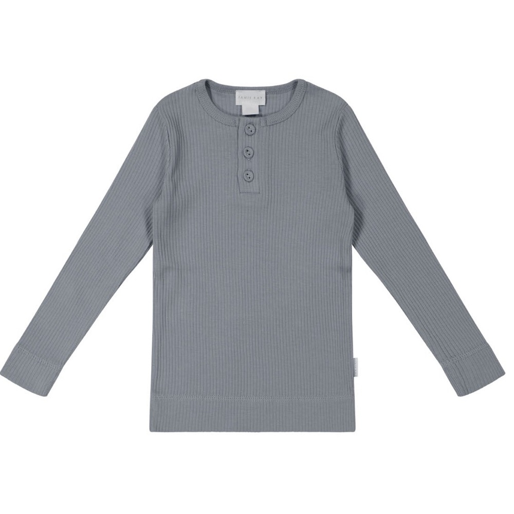Jamie Kay Gray Long Sleeve Henley